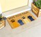 Wipe Your Paws Natural Coir Doormat Anti-Slip Rubber Back | 17" x 29" Perfect for Outdoors | Low Maintenance Animal Welcome Mat | Colorful and Fun Pet Approved